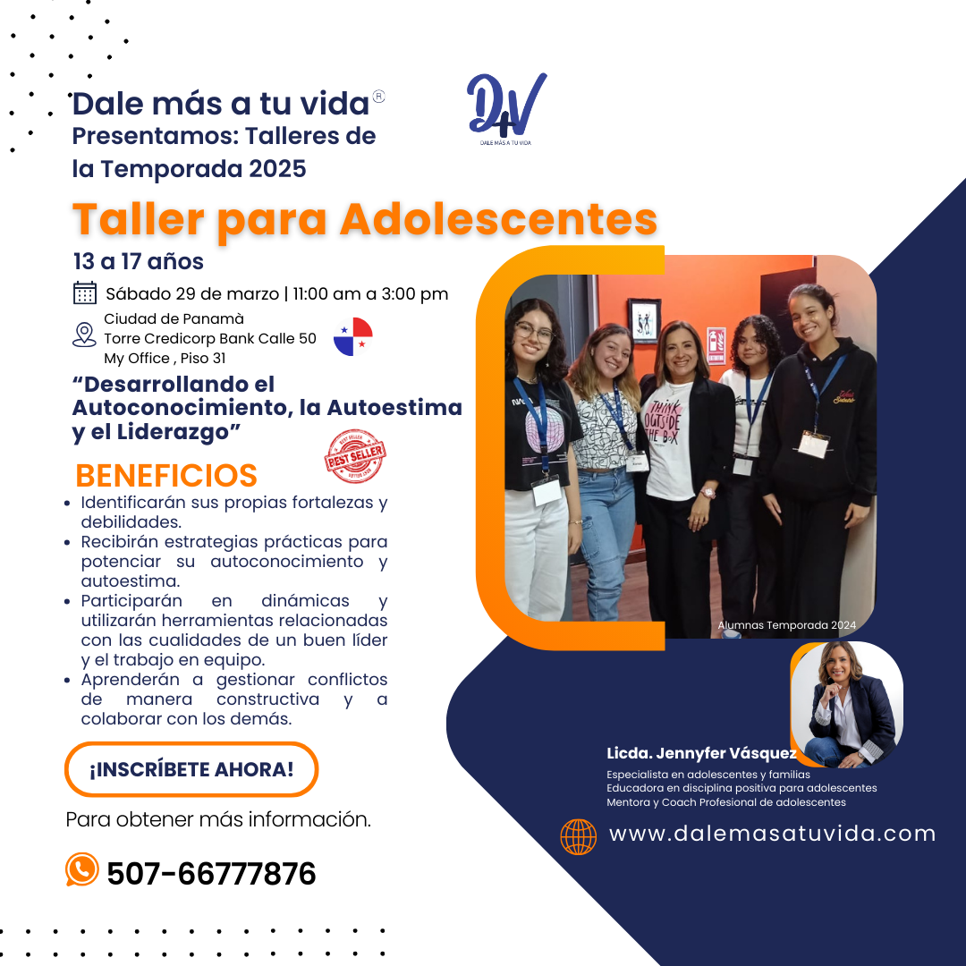 TALLER PARA ADOLESCENTES